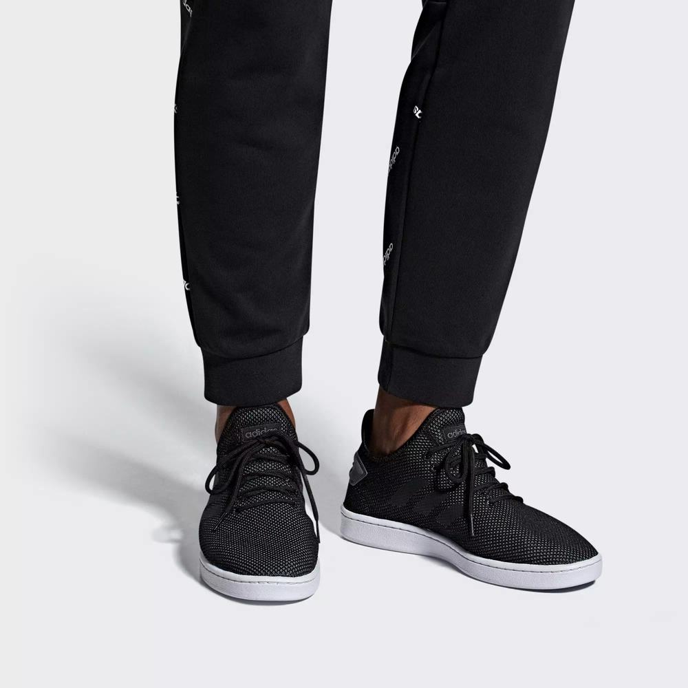 Adidas Court Adapt Tenis Negros Para Hombre (MX-42418)